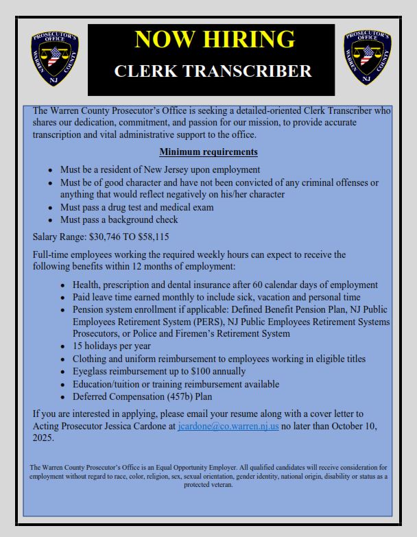 WE ARE HIRING APs 0-3